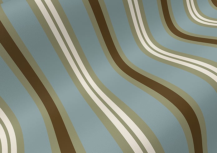 The British Stripe Co. Charles, Derwent No.1 - Roller Blind - Image 4